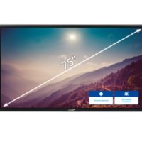 Legamaster – Interaktiv-Bildschirm  ETX-7520 PLUS 75” – Touch Screen