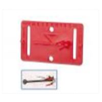 Meteriss-Plakette mit Pinsel – (RS20) – ROT