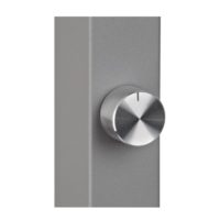 MAUL Lampadaire LED MAULjaval – dimmable, argent