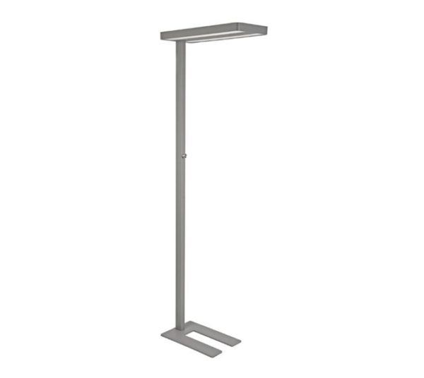 MAUL Lampadaire LED MAULjaval - dimmable, argent