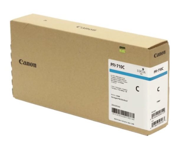CANON Cartouche d'encre cyan PFI710C iPF TX-2000/3000/4000 700ml – Image 2