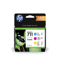 HP – Cartouche d’encre No. 711 – 3 couleurs CMY – 3 x 29 ml