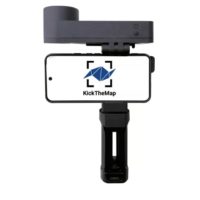 Récepteur GNSS RTK KickTheMap pour smartphone, destiné au levé et à la documentation