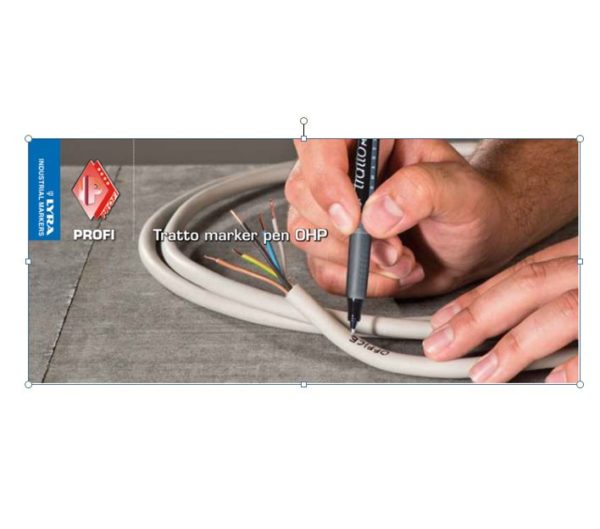 LYRA Tratto Permanenter Marker OHP - 0.3 mm blau