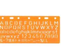 STANDARDGRAPH – Gabarits d&rsquo;écriture pour un marquage facile – 50 mm