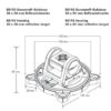 Point de visée réflecteur rotatifs pivotables (RS193M) - rouge - Version Magnétique – Image 5