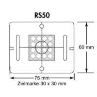 Plaquette de mesure – (RS50) – gris