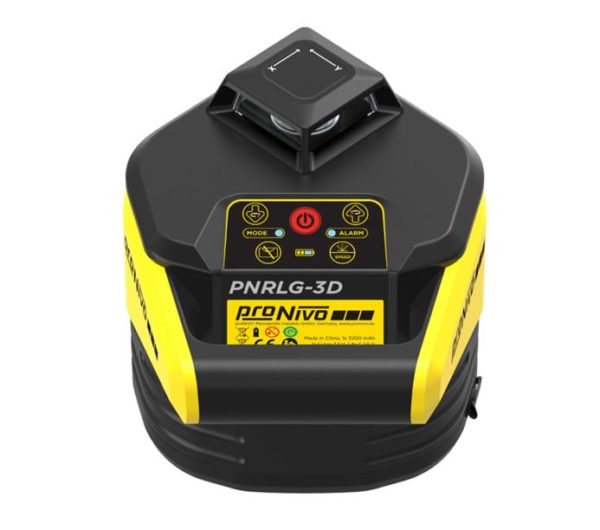 Laser rotatif PNRLR-3D inclinable manuellement avec faisceau rouge – Image 2