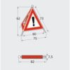 TRIOPAN - Signal d'avertissement - NORMAL - 60 cm - MENSURATION – Image 2