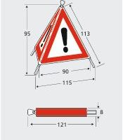 TRIOPAN – Gefahrensignal – 90 cm – FLY ZONE – Normal